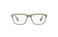 PRADA Plastic Square Eyeglass Frames Men's Green