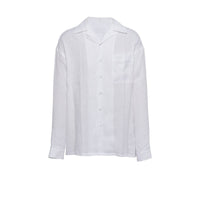 PRADA Notched collar Linen Shirt