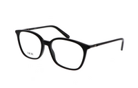 DIOR Plate Frame Oval Eyeglass Frames Women's Black