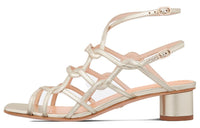 DIOR One Strap Sandals 3.5cm Women's Gold