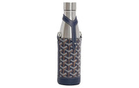GOYARD YONNE Canvas With Leather Water Bottle Bag Shoulder Bag Crossbody Bag Medium Size Unisex Dark Blue