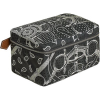 HERMES Silk Storage Bag Women's Black