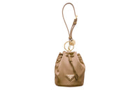 PRADA Re-Edition Recycled Nylon Clutch Mini Women's Camel
