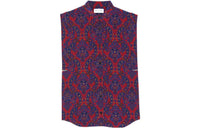 SAINT LAURENT All Over Printed Sleeveless Shirt