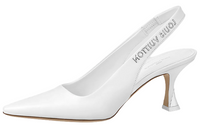 LOUIS VUITTON Sparkle Slim Heel High Heels Women's White