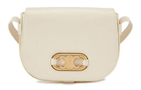 CELINE Triomphe Cow Leather Crossbody Bag Shoulder Bag Women's Cream