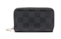 LOUIS VUITTON Zippy Canvas Coin Purses Wallets Regular Unisex Graphite