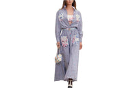 CHANEL SS23 Long-Sleeved Dresses Women's Blue
