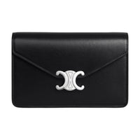 CELINE Margo Calfskin Wallet Women's Black
