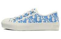 DIOR Women's Walk'N'DIOR Embroidered Cotton Low 'DIOR Oblique - Corn Flower'
