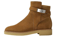 HERMES Follow Ankle Boots Women's Brown