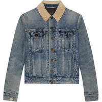SAINT LAURENT Jackets Coats Men's Blue