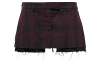 MIU MIU Casual Short Skirts Women's Red