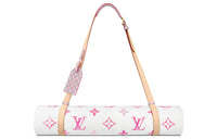 LOUIS VUITTON Canvas Cowhide Sports Cushion Bag Merch Unisex White/Pink