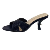 DIOR Tribales Slide Slippers 8cm Women's Black