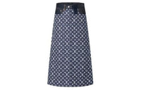 LOUIS VUITTON Monogram Denim Midi Skirt