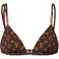 LOUIS VUITTON Monogram Bikini Top