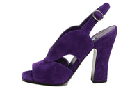 PRADA One Strap Sandals 11cm Women's Purple