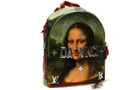 LOUIS VUITTON Canvas Backpack Women's Green/Multicolor