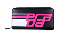 PRADA Cow Leather Wallet Women's Black