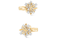 LOUIS VUITTON Hair Clips Women's Gold