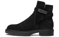 HERMES Ankle Boots Women's Black