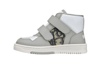 DIOR B27 High Top Toddler Shoes Gray White Infant And Toddler