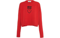 MIU MIU Cashmere Sweaters Women's Red