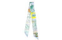 HERMES Silk Scarves Women's Green