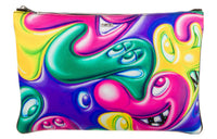 DIOR Kenny Scharf Collaboration Nylon Handbag Clutches Regular Men's Multicolor Print