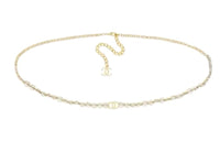 CHANEL Pearl Crystal Necklaces Women's Gold