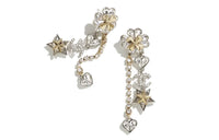 CHANEL Earrings Women's Gold