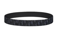 DIOR Calfskin Leather Belts Men's Black 4CM