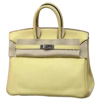 HERMES Birkin Swift Leather Birkin Bag Handbags Unisex 1Z Chick Yellow
