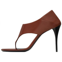 SAINT LAURENT One Strap Sandals 9cm Women's Brown