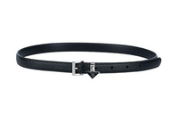 PRADA Leather Belts Women's Black Width 1.5cm