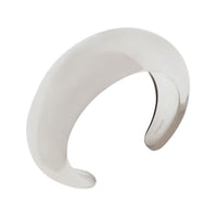 SAINT LAURENT Resin Bangles Unisex Transparent Almond
