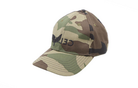 CELINE Cotton Baseball Caps Unisex Camouflage