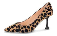 LOUIS VUITTON Slim Heel High Heels Women's Tea Brown