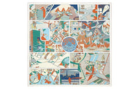 HERMES Silk Scarves Women's Multicolor