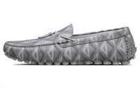 DIOR Mocassin Grey Cd Diamond Leather