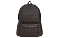 CELINE Cow Leather Backpack Medium Size Men's Black