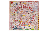HERMES Knit Scarves Women's Multicolor
