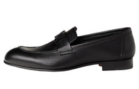 HERMES Paris Loafers Men's Black