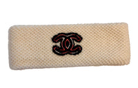 CHANEL Hair Bands Unisex White