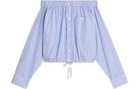 CELINE Crop Tops Women's Light Blue