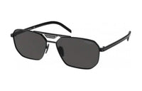 PRADA Metal Aviator Sunglasses Men's Black