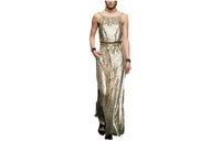 CHANEL Slip Dresses Women's Gold