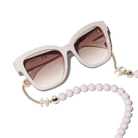 CHANEL Sunglasses Women's Gradient Brown