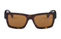 PRADA Irregular Shape Sunglasses Men's Tortoiseshell